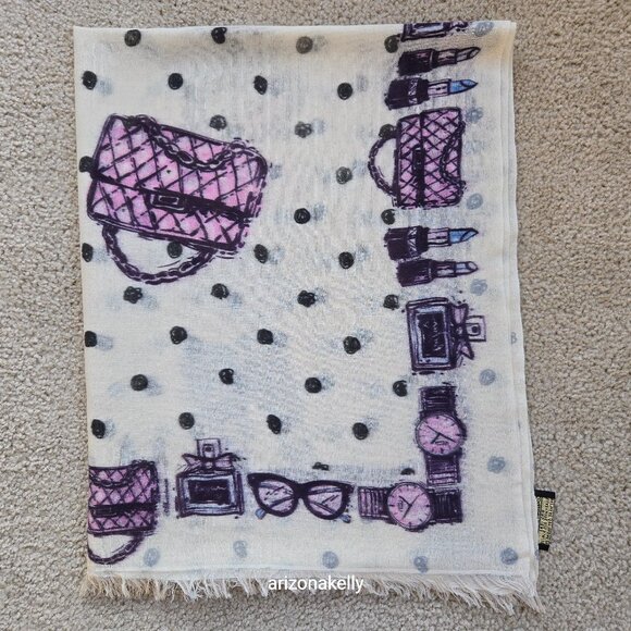 Alberotanza Accessories - Cashmere & Silk Scarf- Shoes, Makeup, Watches, Glasses, Handbags Alberotanza